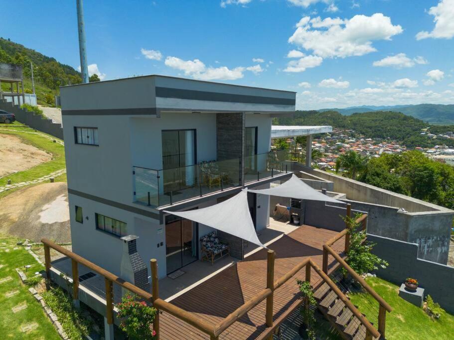 Casa Mirante Do Sol-Vista Exuberante Com Spa جوفيرنادور سيلسو راموس المظهر الخارجي الصورة